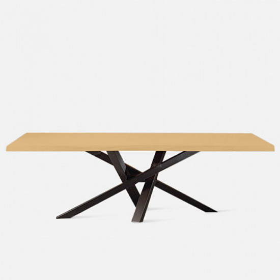 Industrial Style Dining Table, Multi-X Legs Industrial Style Dining Table, Multi-X Legs